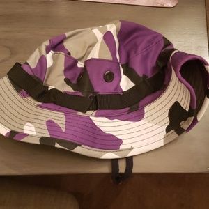 purple camo bucket hat